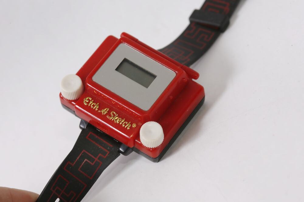 1995 Etch A Sketch Magic Screen Wristwatch by Basic Fun ~ 260806-WH 528